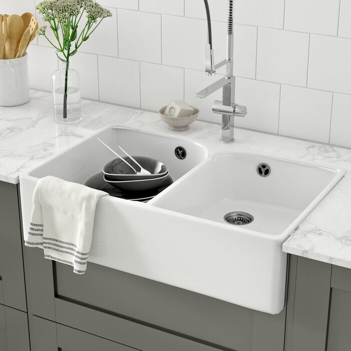 Villeroy And Boch Farmhouse Double Bowl Belfast Kitchen Sink And Reviews